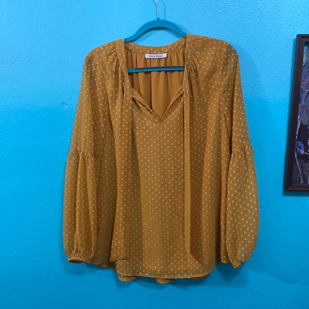 Yellow blouse